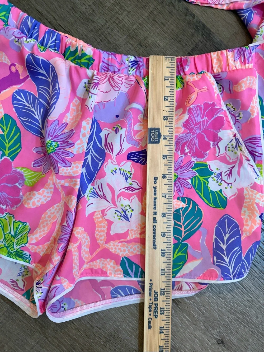 Lilly Pulitzer Teagan Tropical Floral Short Pajama Set🌸🐘 Size Small - Picture 9 of 15